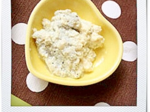 【離乳食 初期ごっくん期】しらす豆腐の白和え